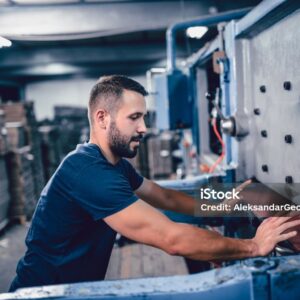 Maintenance Engineer In Factory Fixing Machine