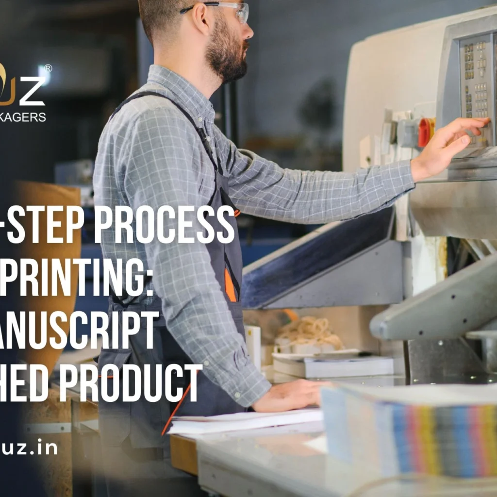 Step by step process of book printing