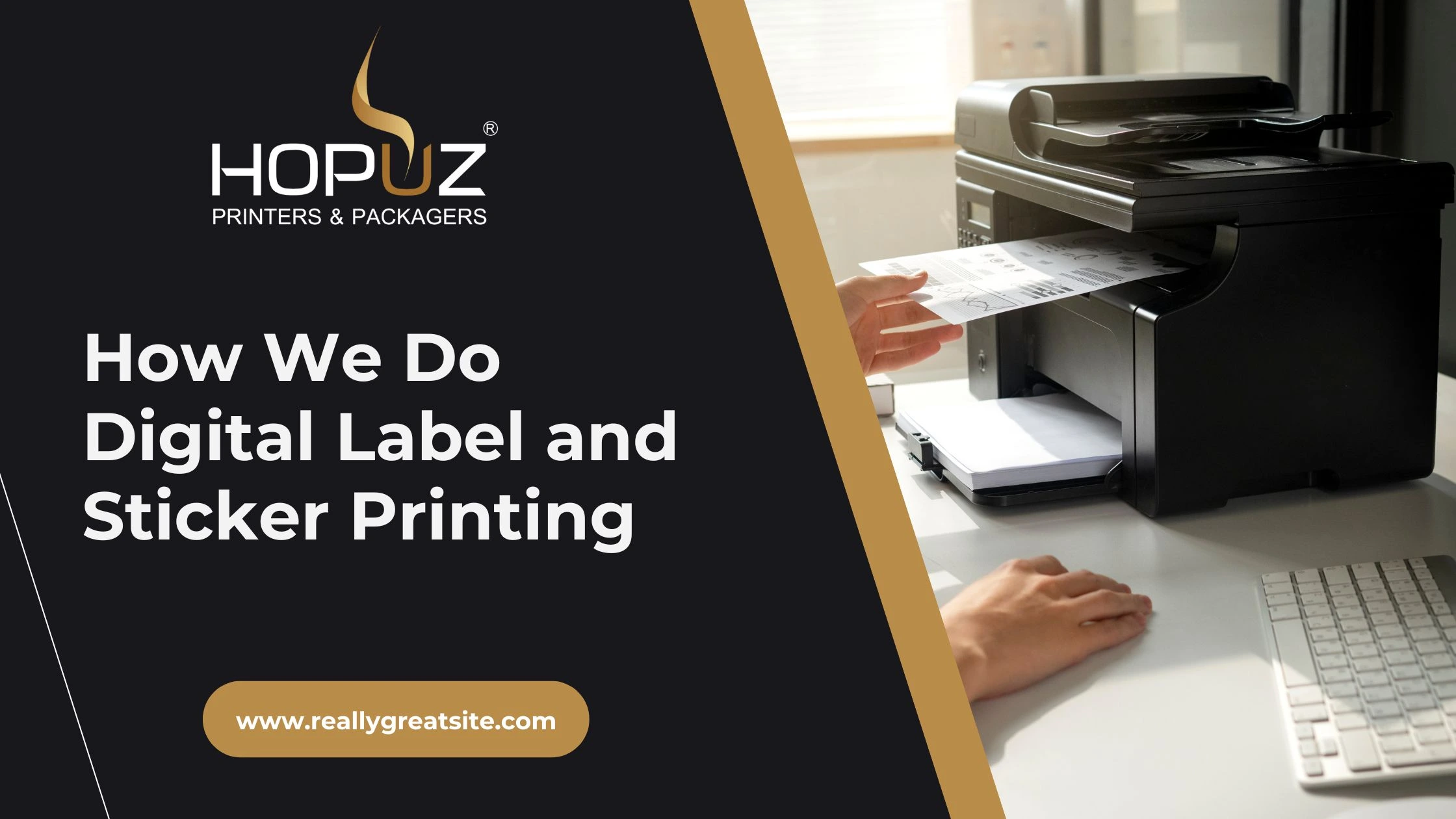 How we do digital label and sticker printing
