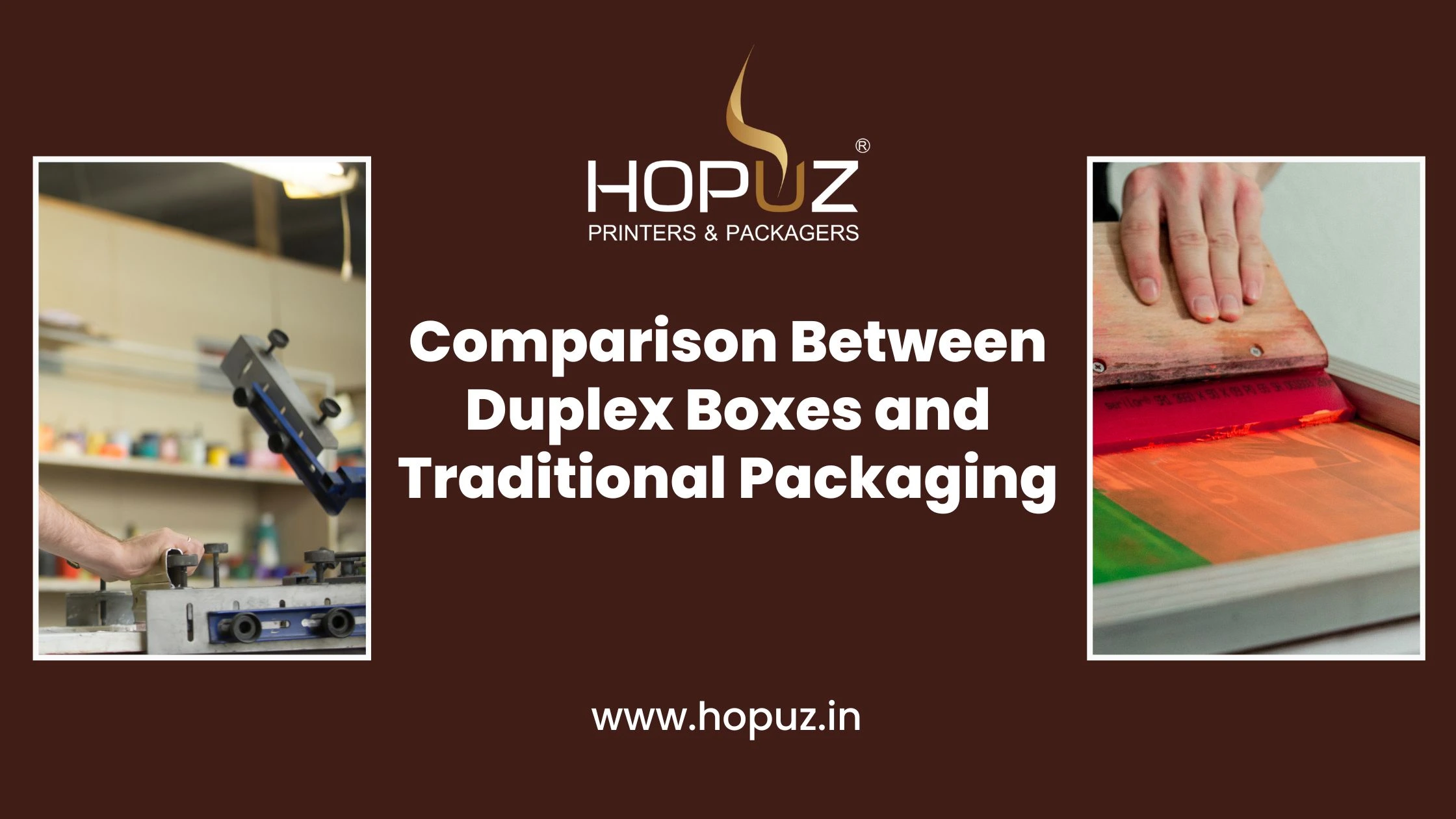 Comparison between duplex boxes and traditional packaging