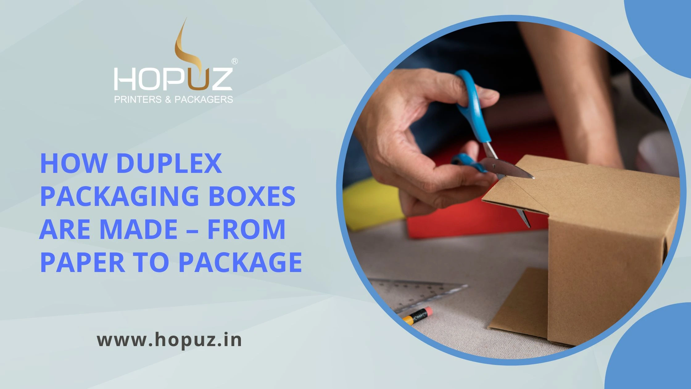 How duplex packaging boxes are made