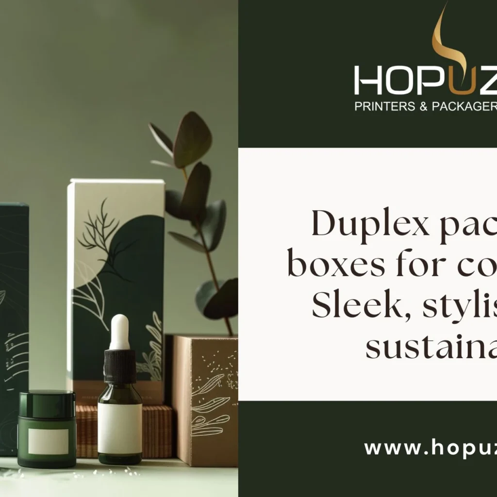 duplex packaging boxes for cosmetics