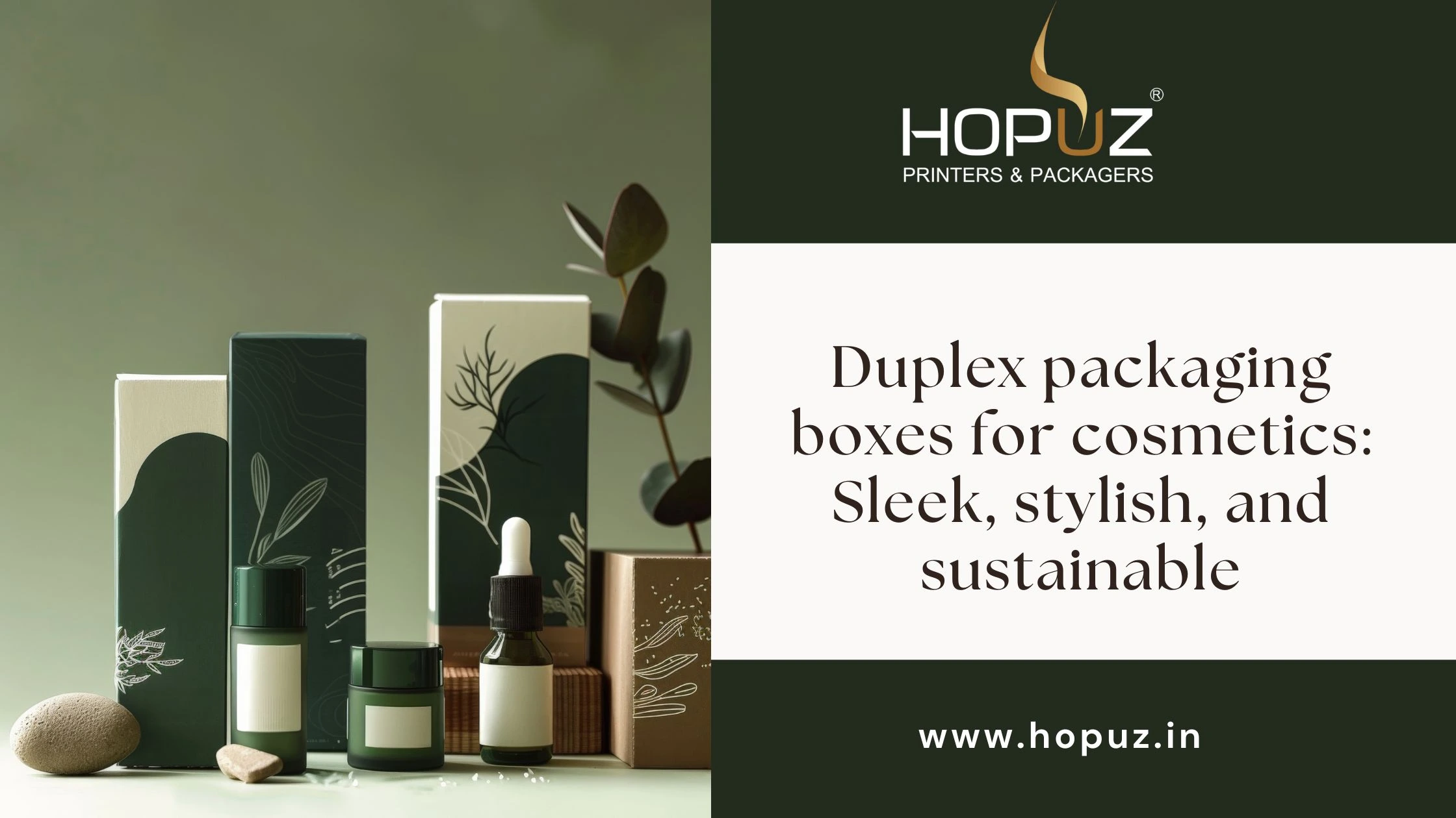 duplex packaging boxes for cosmetics