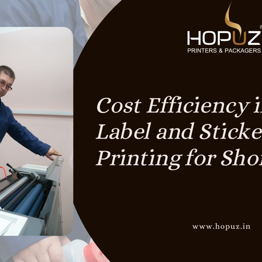 Cost Efficiency in Digital Label and Sticker Printing for Short Runs