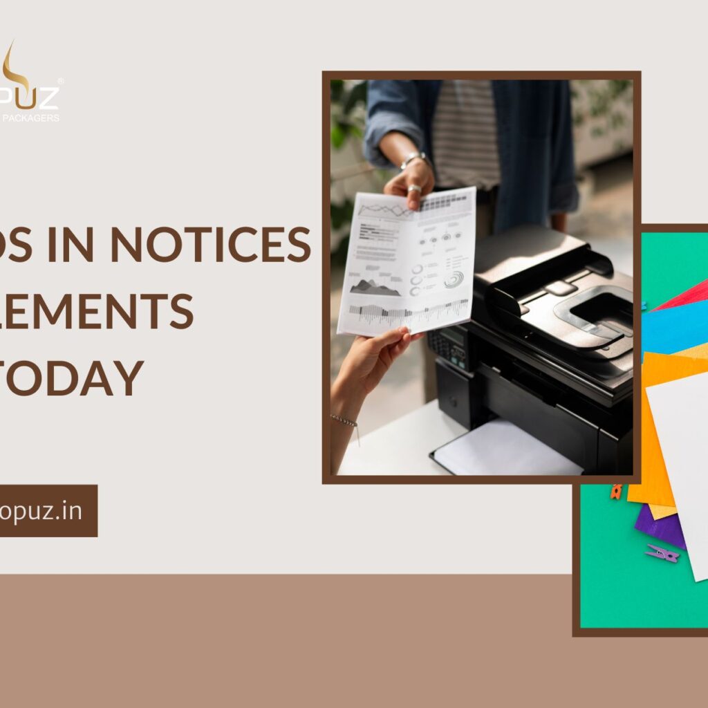 Top Trends in Notices and Supplements Printing Today