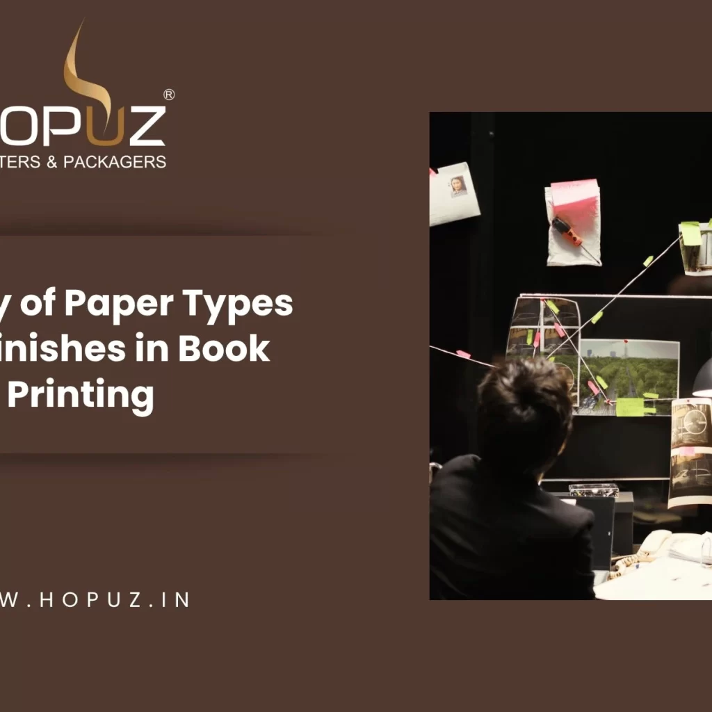 A Study of Paper Types and Finishes in Book Printing