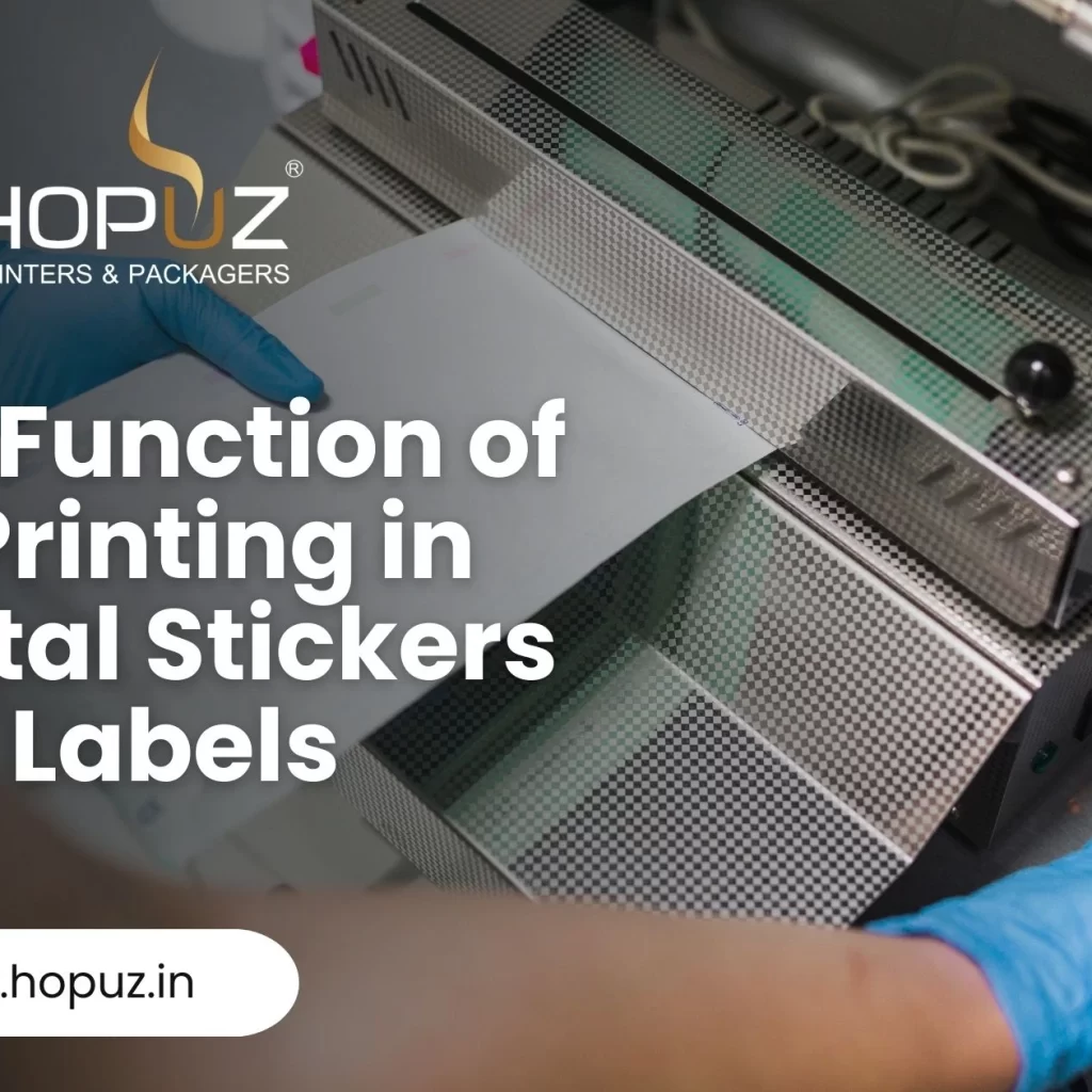 The function of UV printing in digital stickers and labels