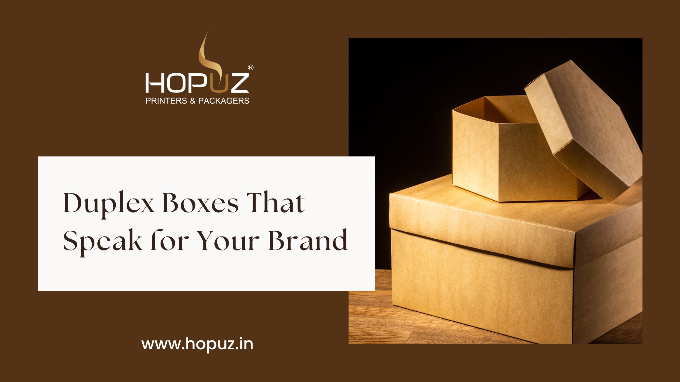 Duplex Boxes That Speak for Your Brand