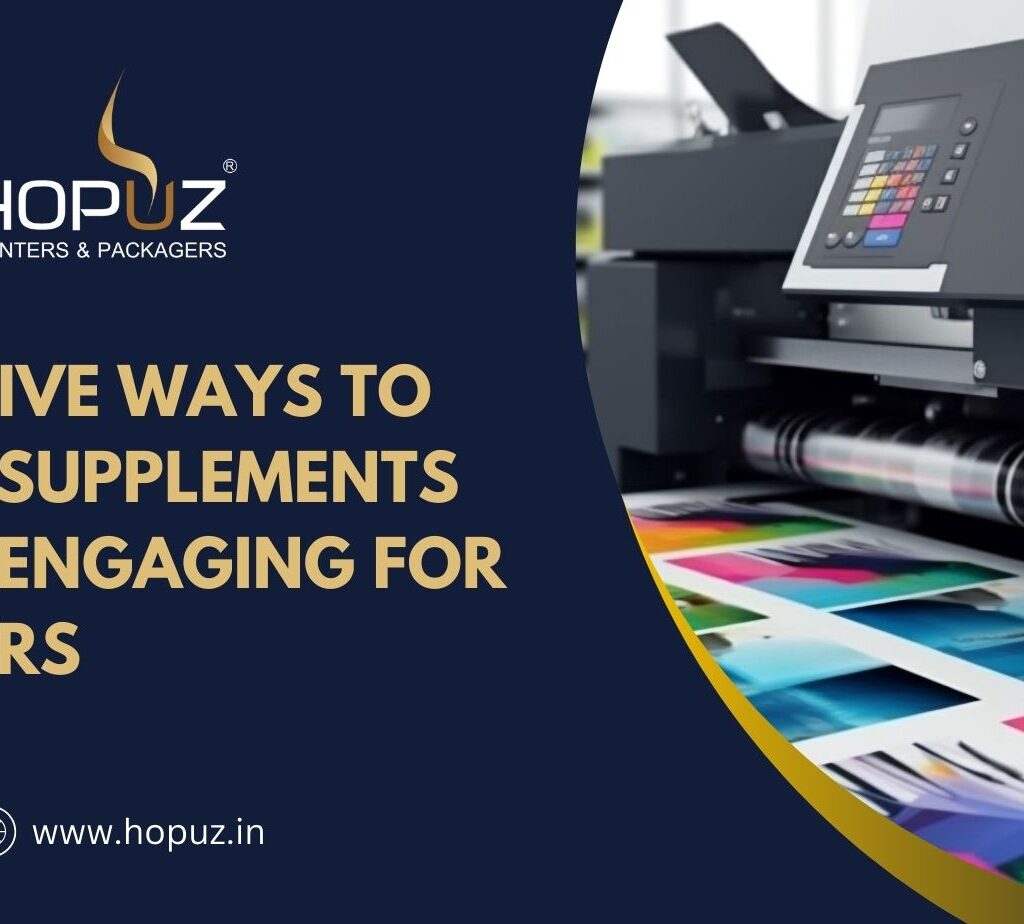 Creative Ways Make Supplements More Engaging Readers
