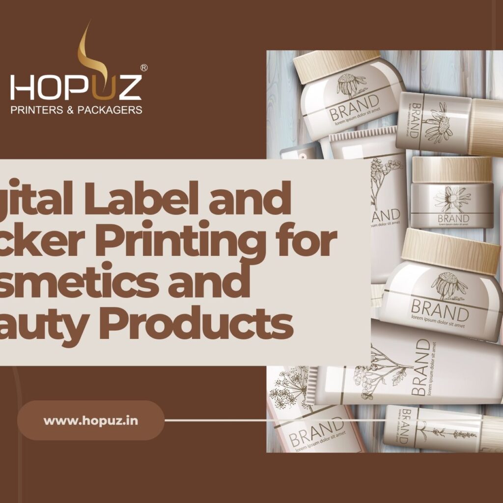 Digital Label and Sticker Printing for Cosmetics and Beauty Products