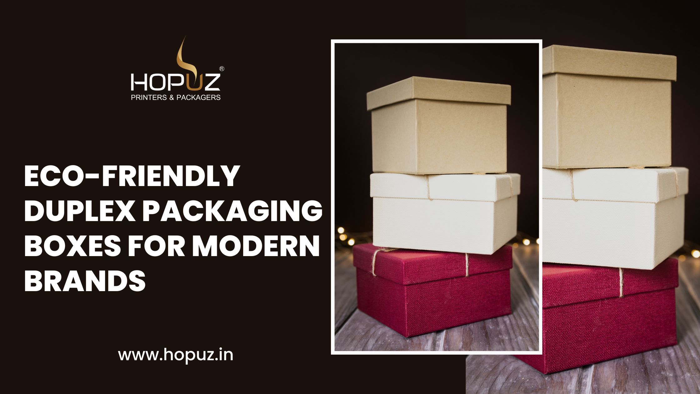 Eco-Friendly Duplex Packaging Boxes for Modern Brands