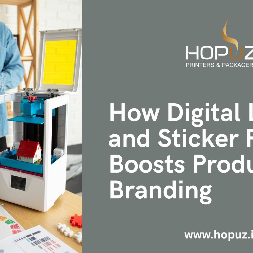 How Digital Label and Sticker Printing Boosts Product Branding