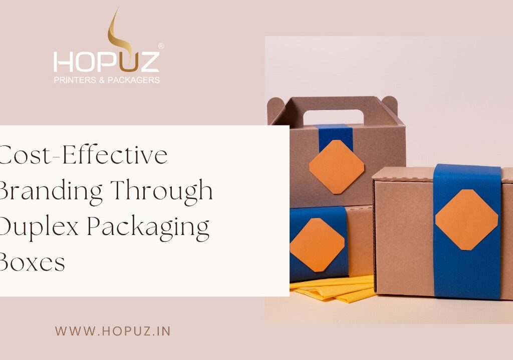 Cost-Effective Branding Through Duplex Packaging Boxes