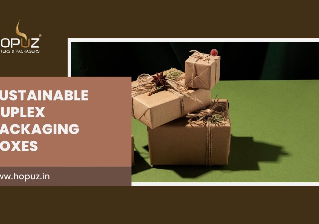 Sustainable Duplex Packaging Boxes