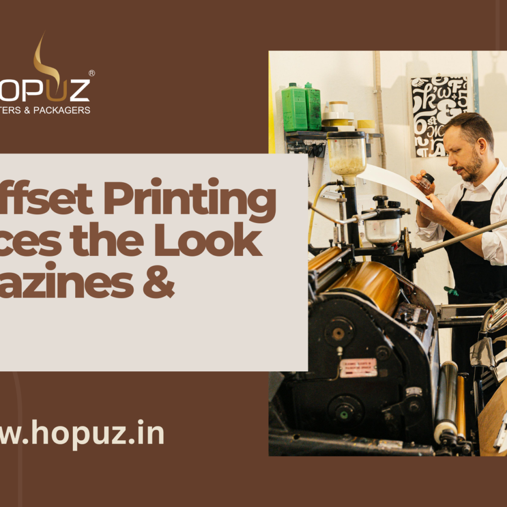 How Offset Printing Enhances the Look of Magazines & Books
