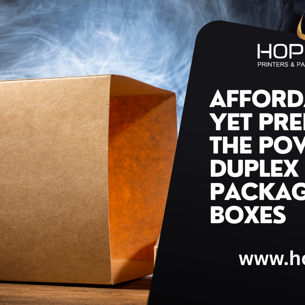 Affordable Yet Premium: The Power of Duplex Packaging Boxes