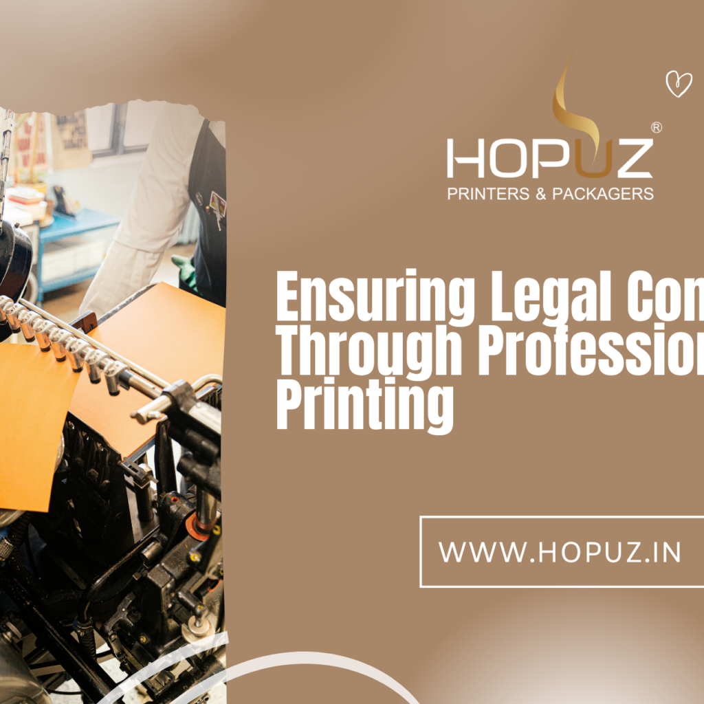 Ensuring Legal Compliance Through Professional Notice Printing