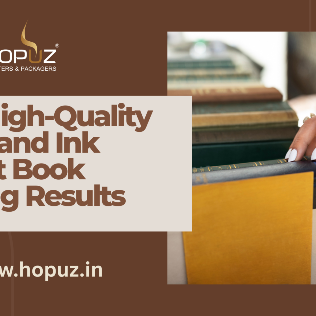How High-Quality Paper and Ink Impact Book Printing Results