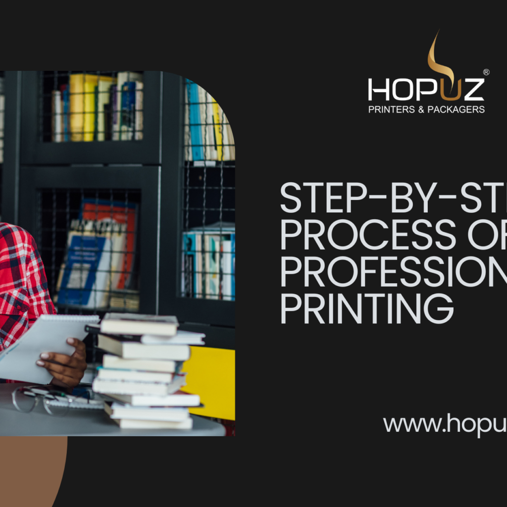 Step-by-Step Process of Professional Book Printing