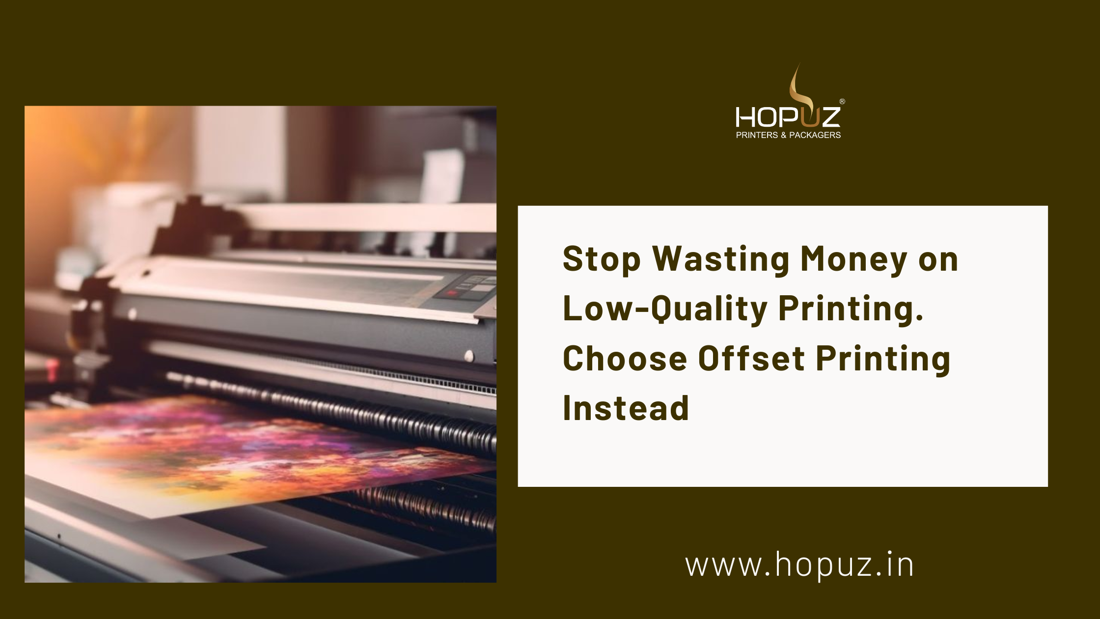 Stop Wasting Money, Choose 1st-Rate Offset Printing